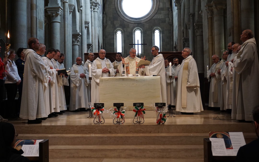 Norcia, Subiaco e Montecassino nell’Abbazia ungherese di Pannonhalma con la fiaccola Pro Pace et Europa Una