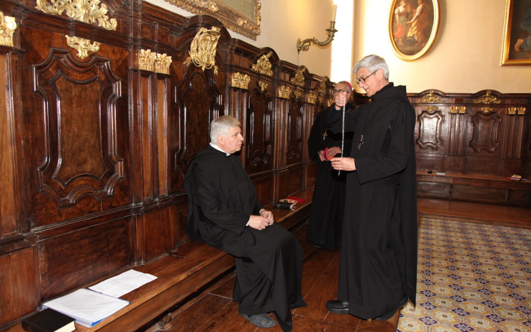 Immissione di dom Luca Fallica, 193° abate di Montecassino
