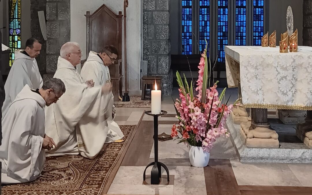 Celebrazione del Corpus Domini nell’Abbazia di Tournay